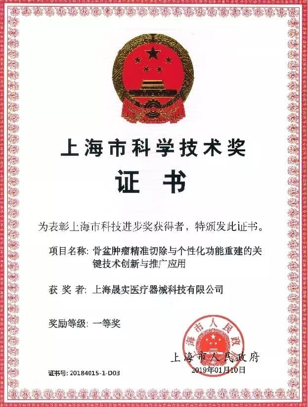 A formal award certificate with a decorative red border, emblem, printed text, serial number, date, and red seal.
