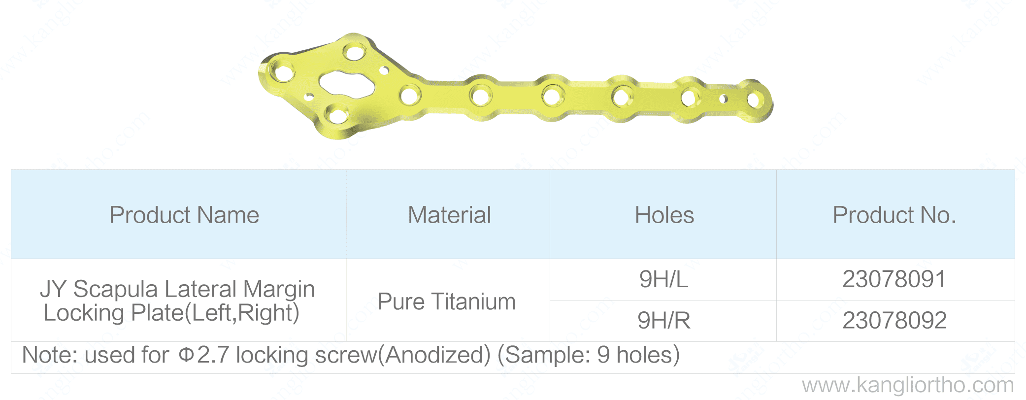 jy-scapula-lateral-margin-locking-plate-specifications