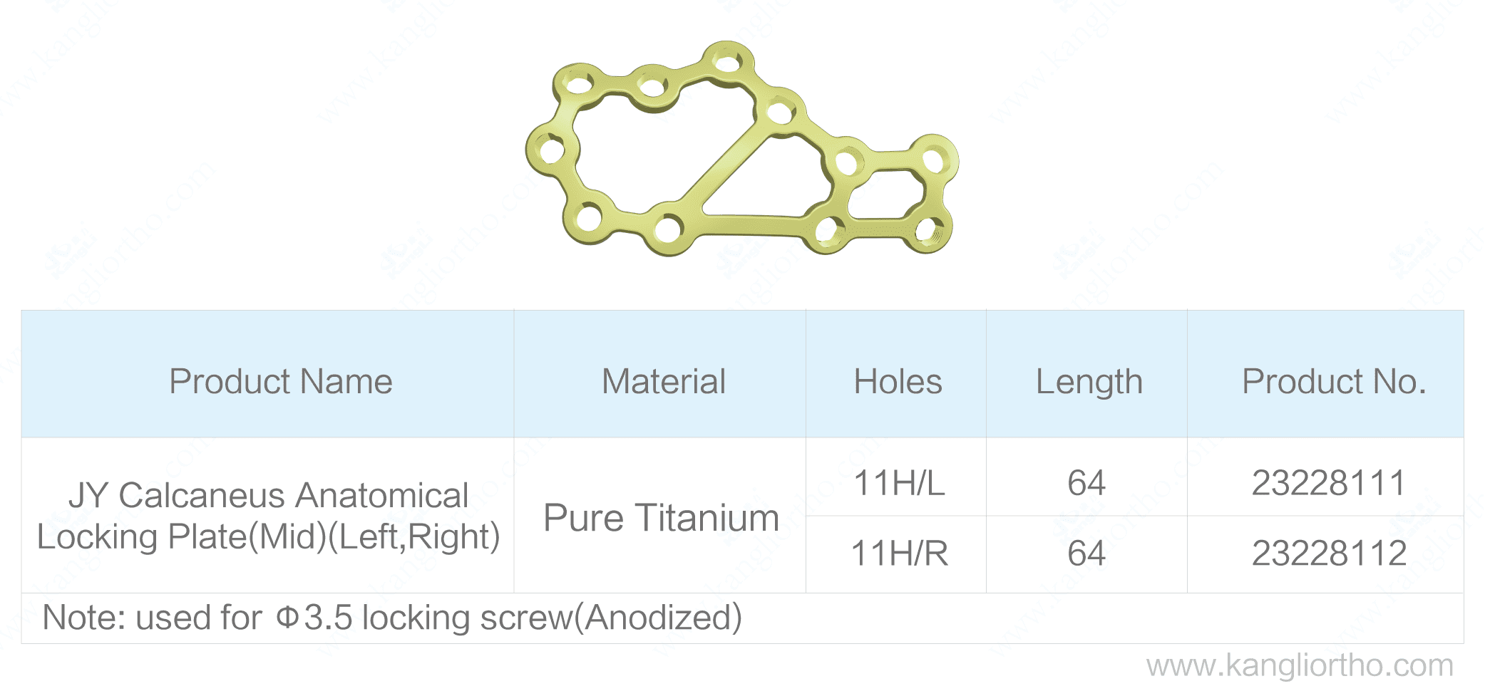 jy-calcaneus-anatomical-locking-plate-mid-specifications