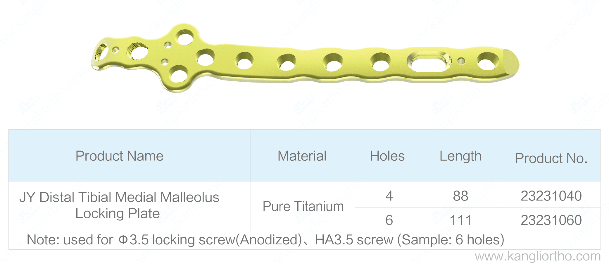 jy-distal-tibial-medial-malleolus-locking-plate-specifications