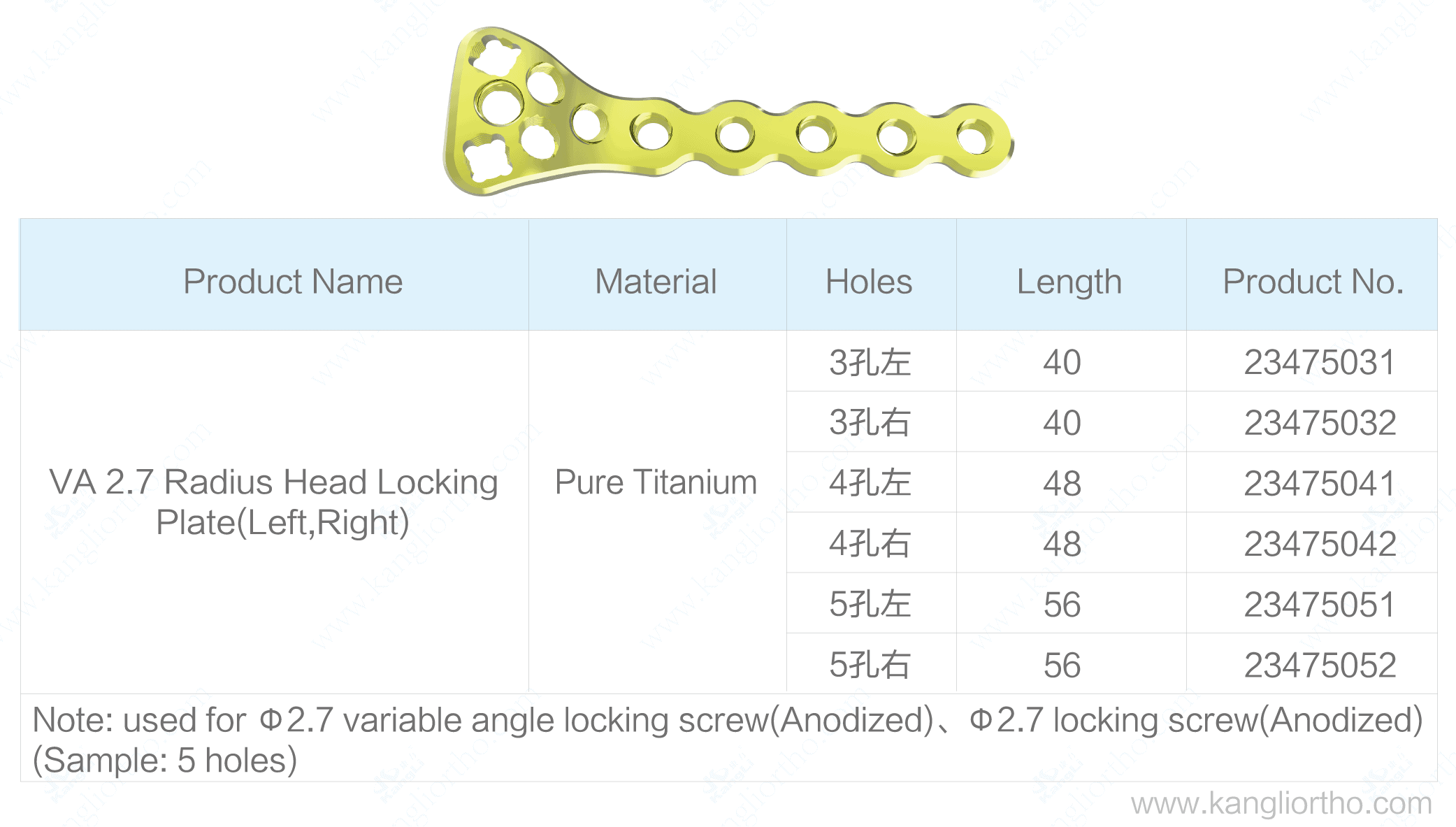 va-2-7-radius-head-locking-plate-specifications