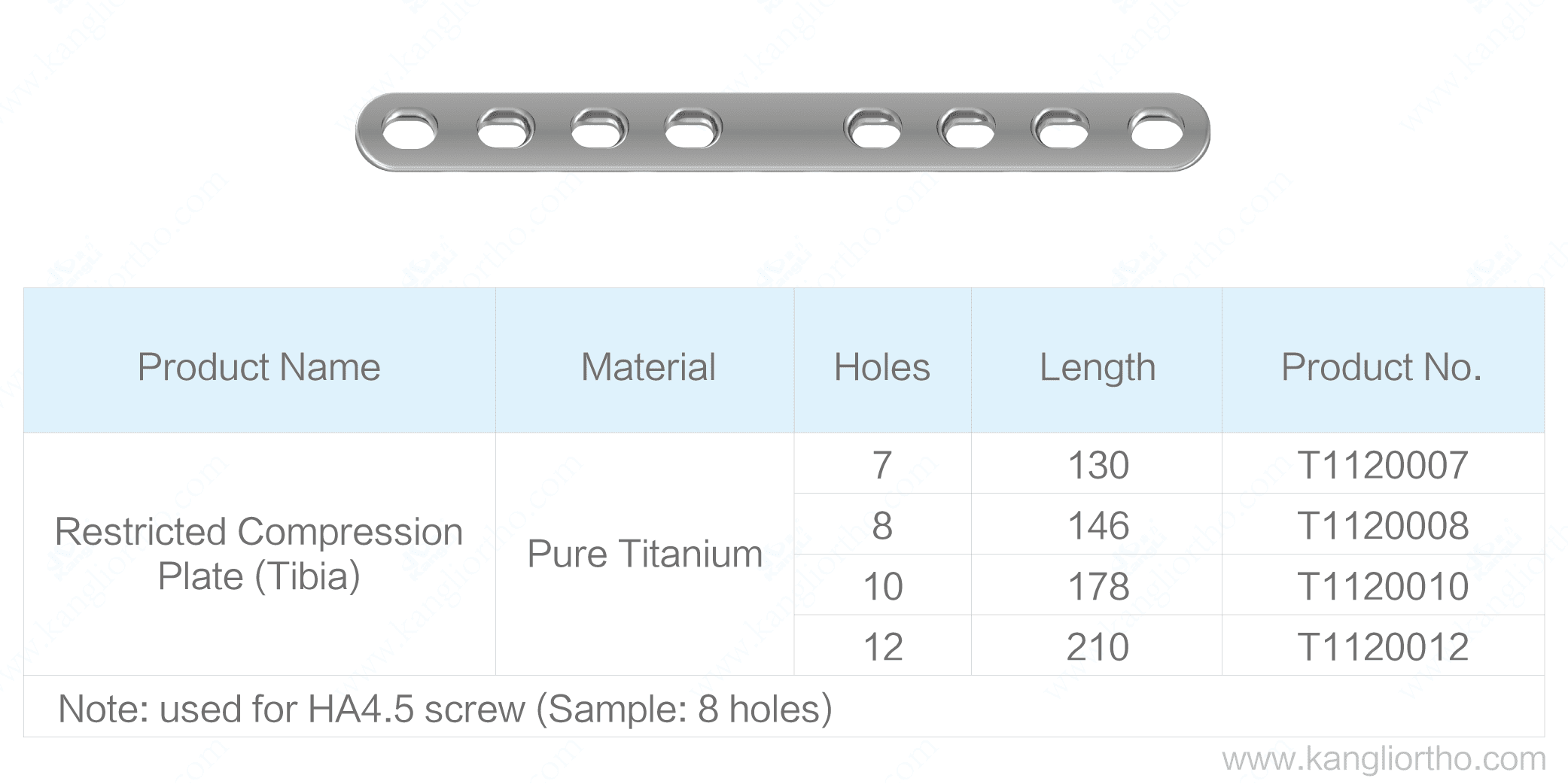 restricted-compression-plate-tibia-specifications