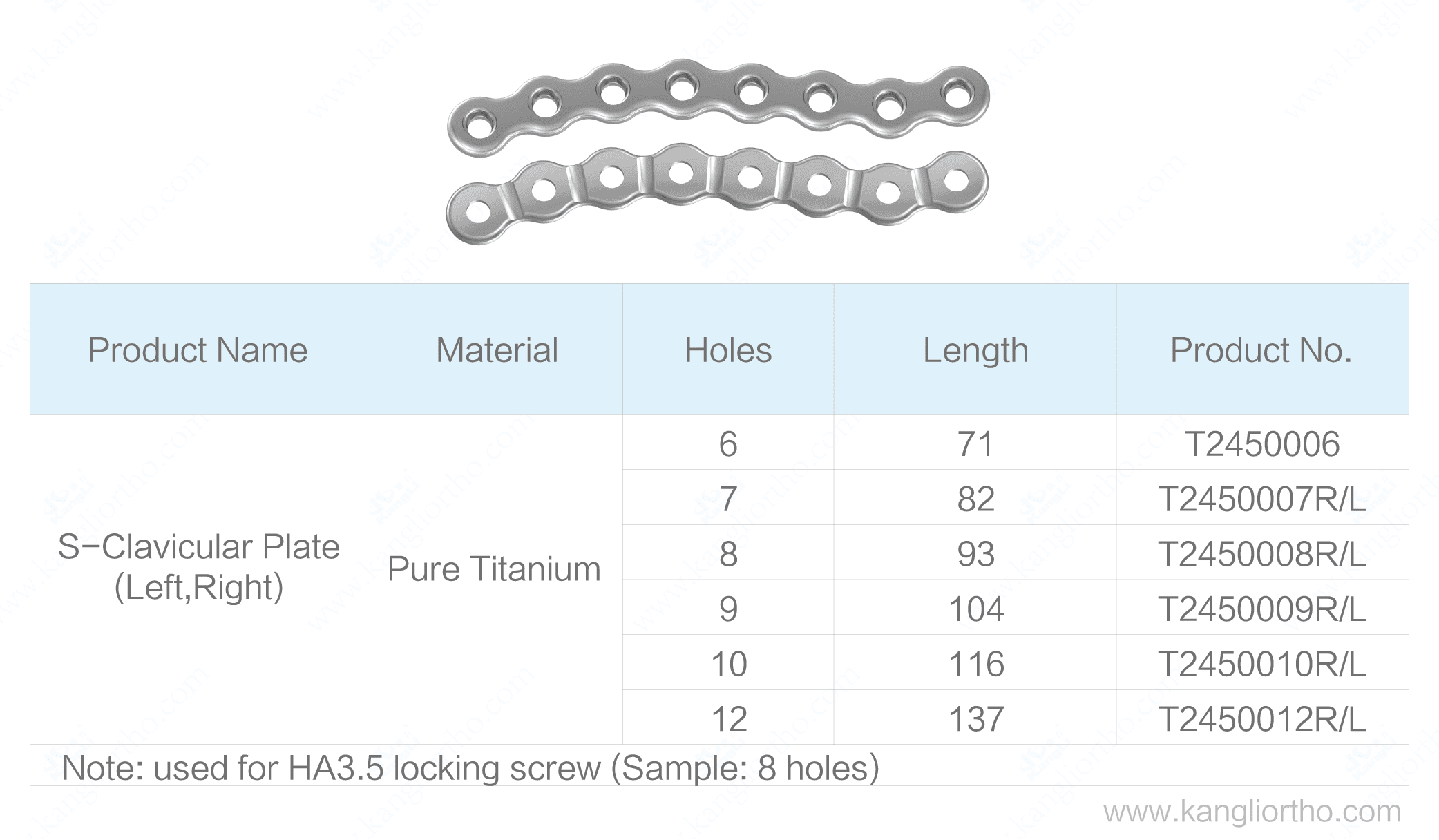 s-clavicular-plate-specifications