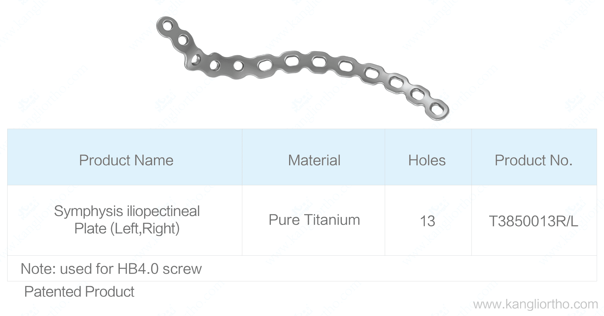 symphysis-iliopectineal-plate-specifications