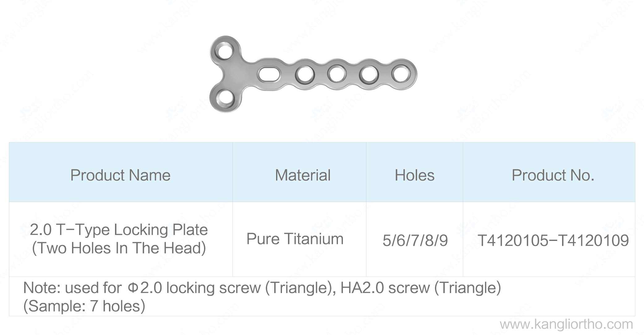 2-0-t-type-locking-plate-two-holes-in-the-head-specifications