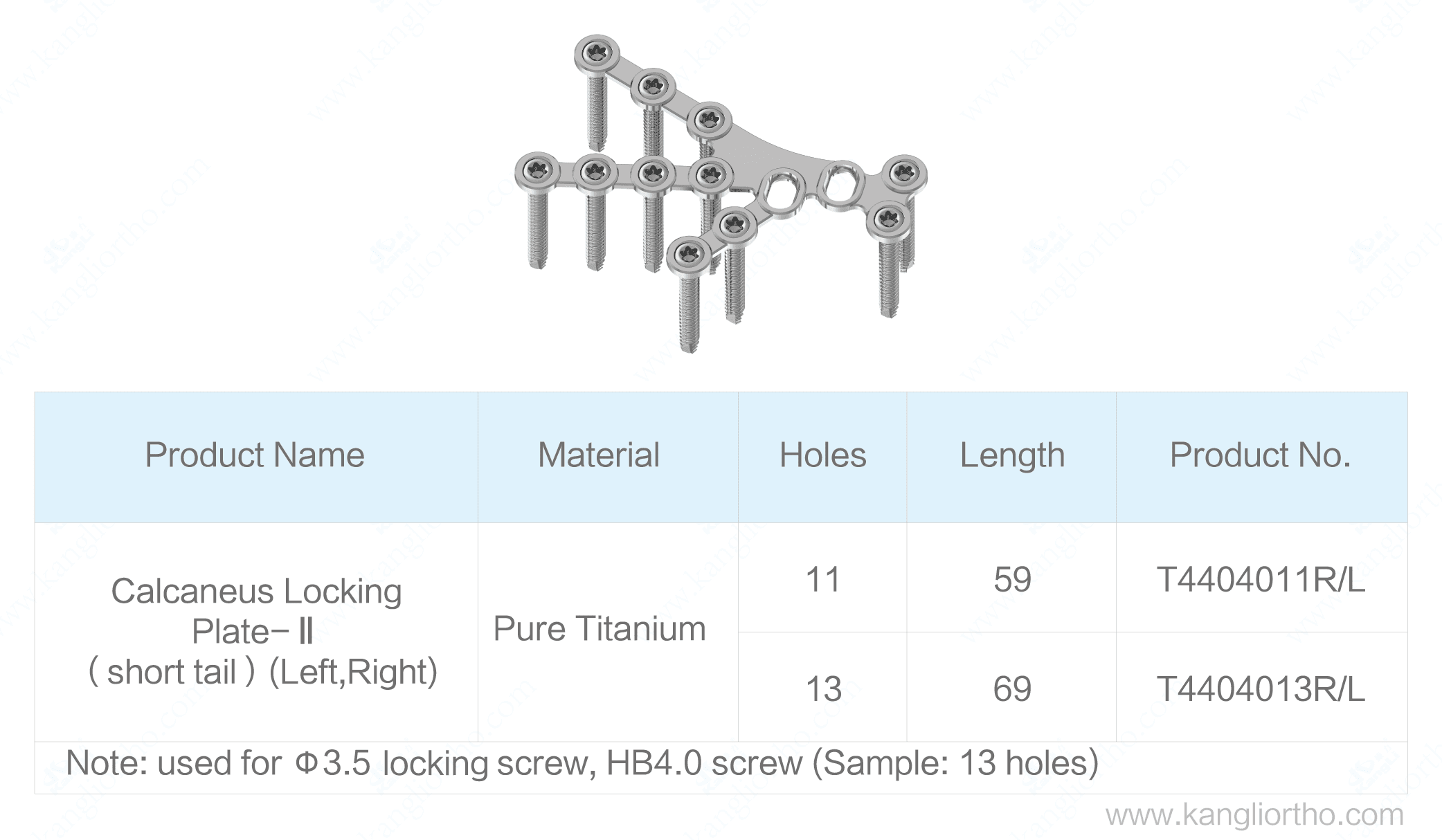 calcaneus-locking-plate-ii-short-tail-specifications