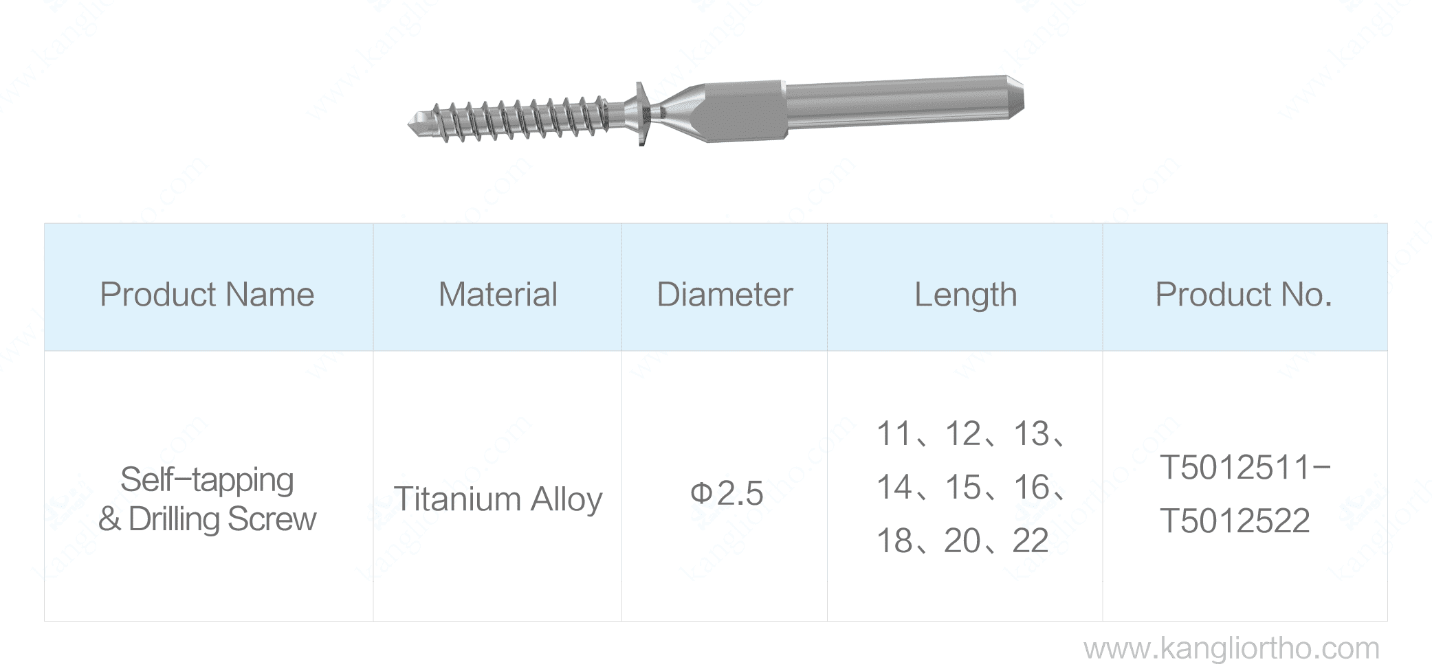 phi-2-5-self-tapping-drilling-screw-specifications