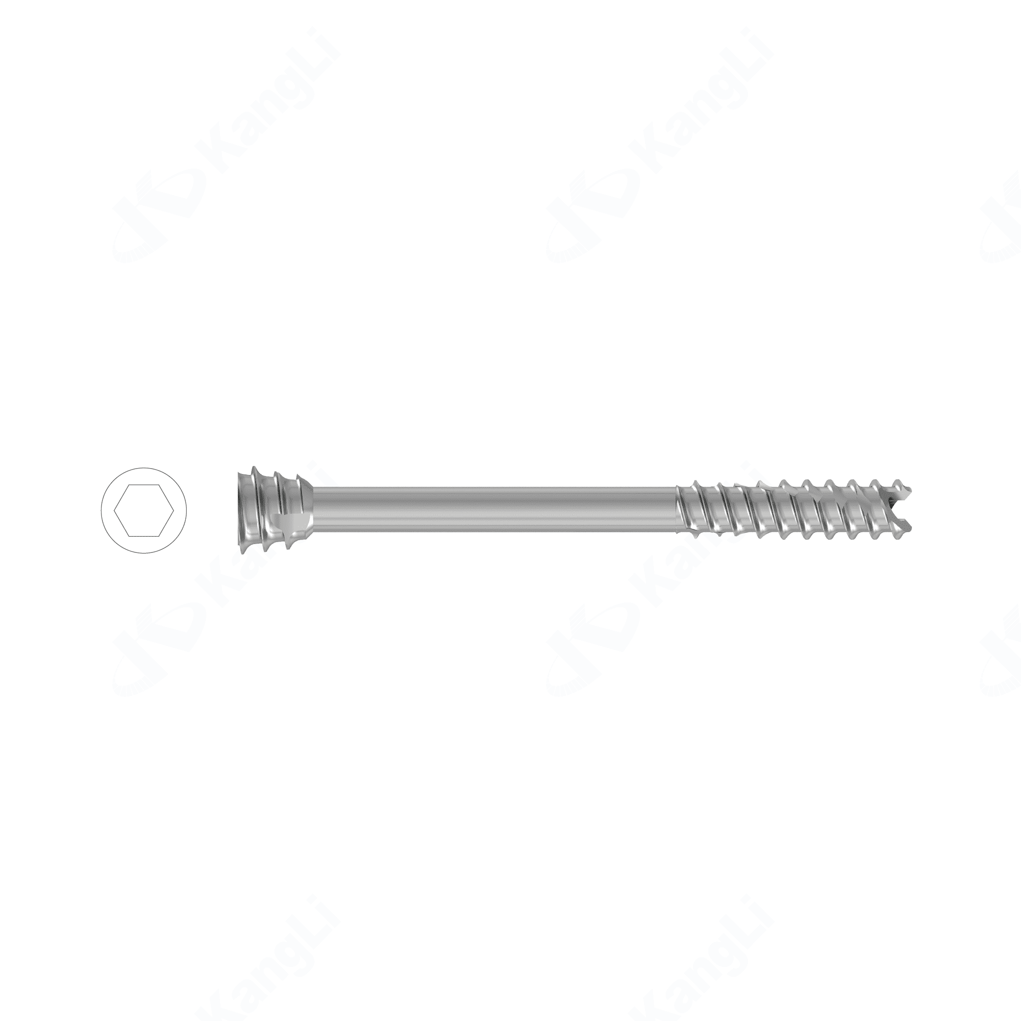 Φ4.0 Counter Sink Cannulated Compression Screw