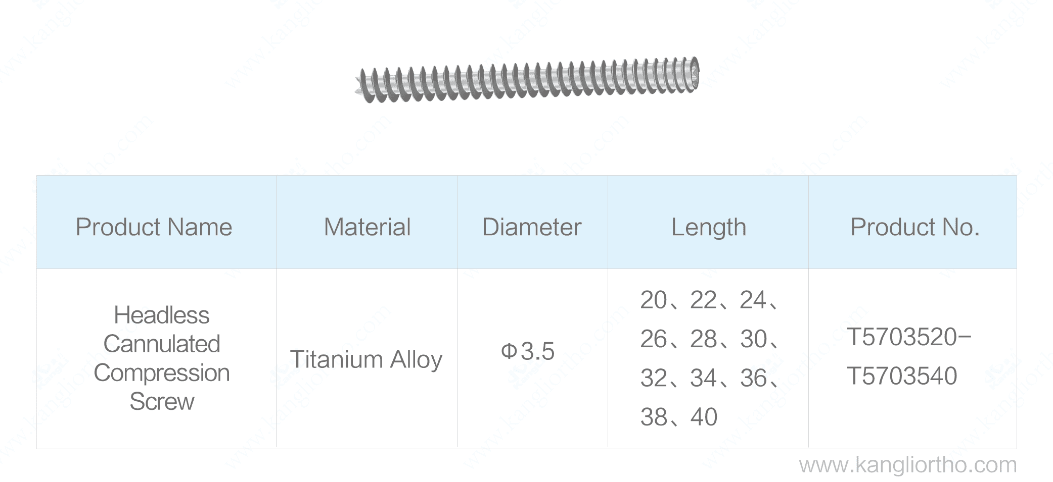 phi-3-5-headless-cannulated-compression-screw-specifications