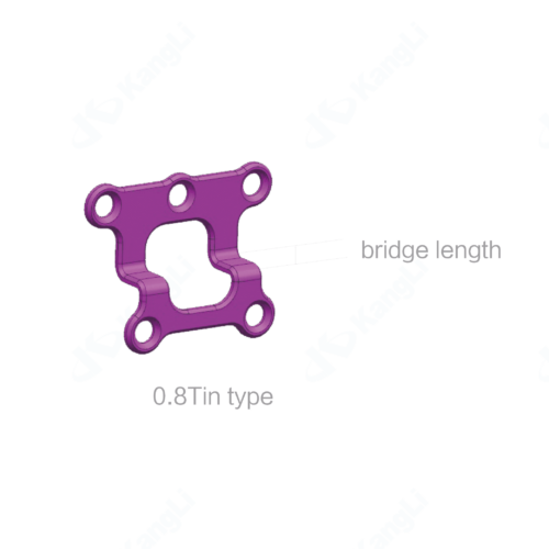 MCF Double Curved Jaw Plate Orthognathic