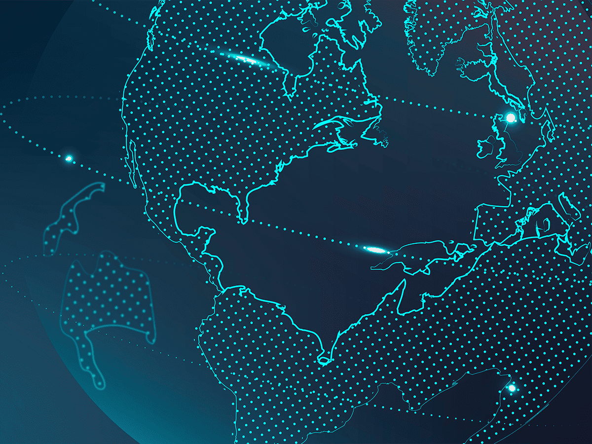 global sales distribution concept